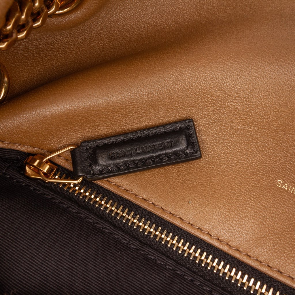 Saint Laurent Small Shearling Loulou Puffer Shoulder Bag - Image 11