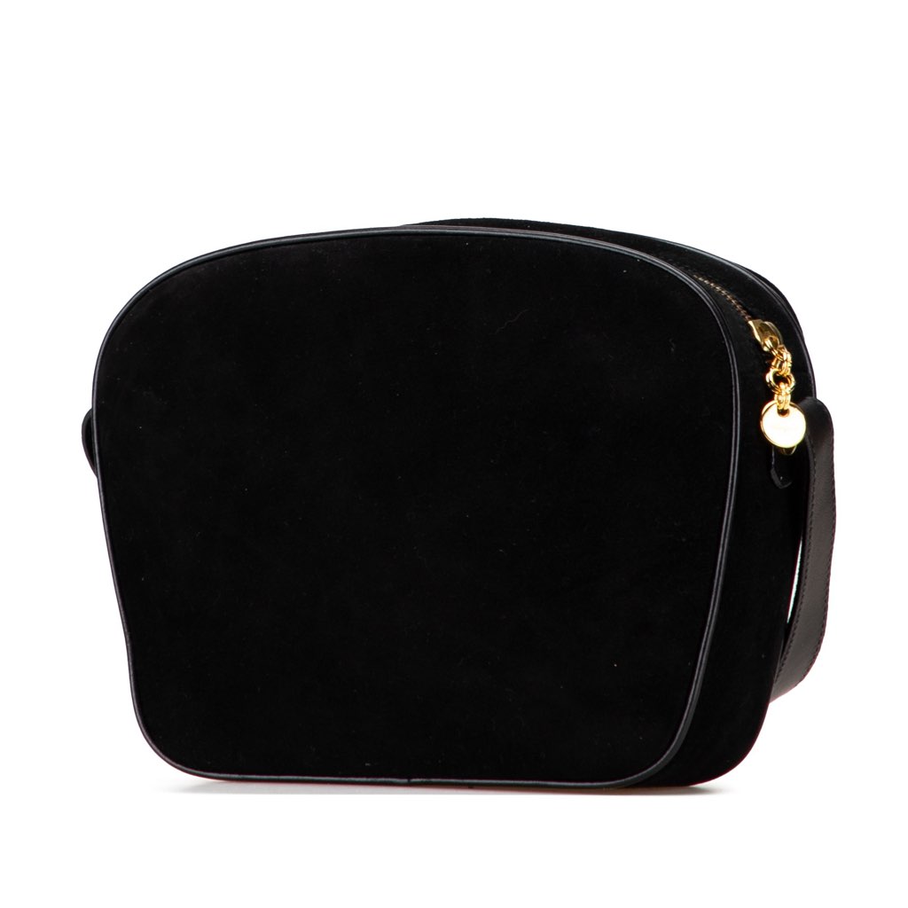 Salvatore Ferragamo Suede Gancini Crossbody - Back view