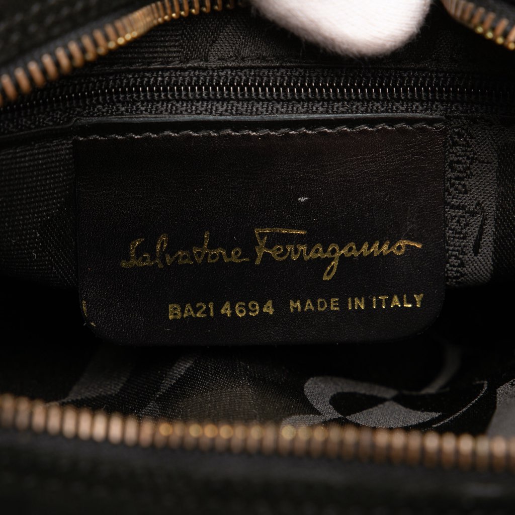 Salvatore Ferragamo Suede Gancini Crossbody - Side view
