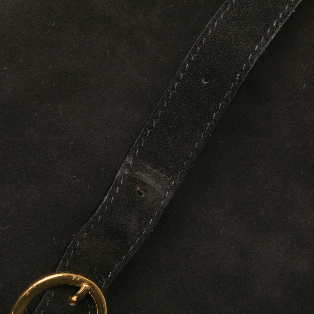 Salvatore Ferragamo Suede Gancini Crossbody - Image 10