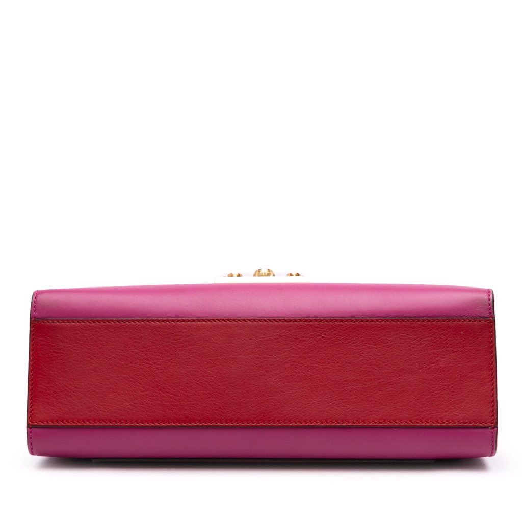 Gucci Medium Bicolor Leather Padlock Shoulder Bag - Image 6