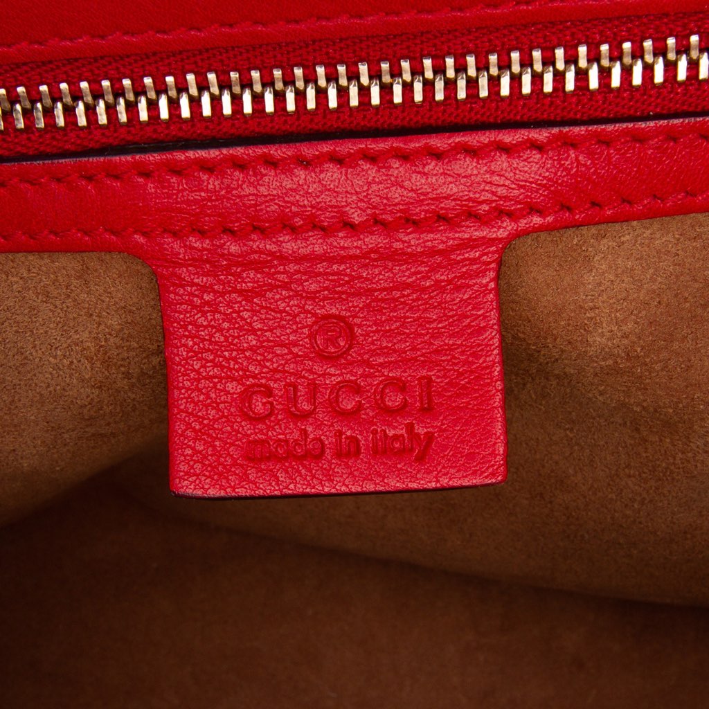 Gucci Medium Bicolor Leather Padlock Shoulder Bag - Side view