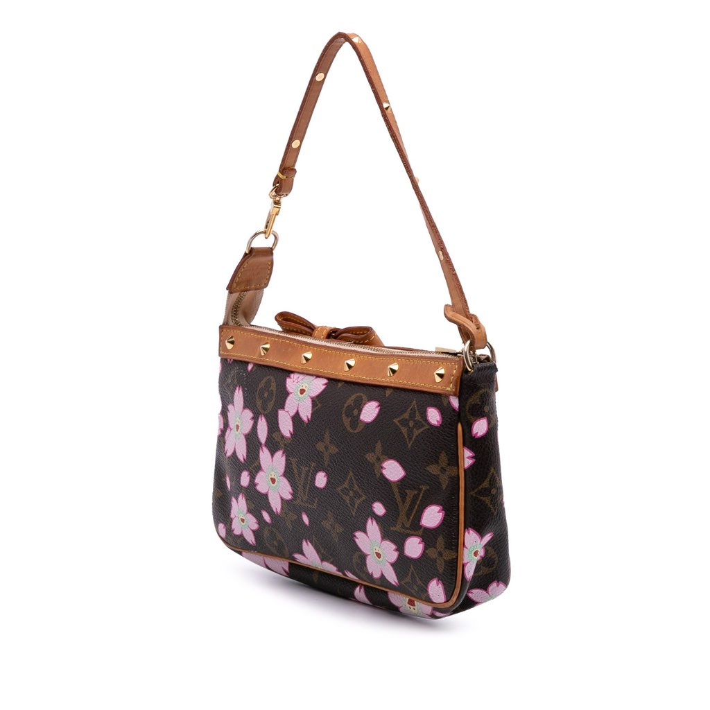Louis Vuitton Takashi Murakami Monogram Cherry Blossom Pochette Accessoires - 2