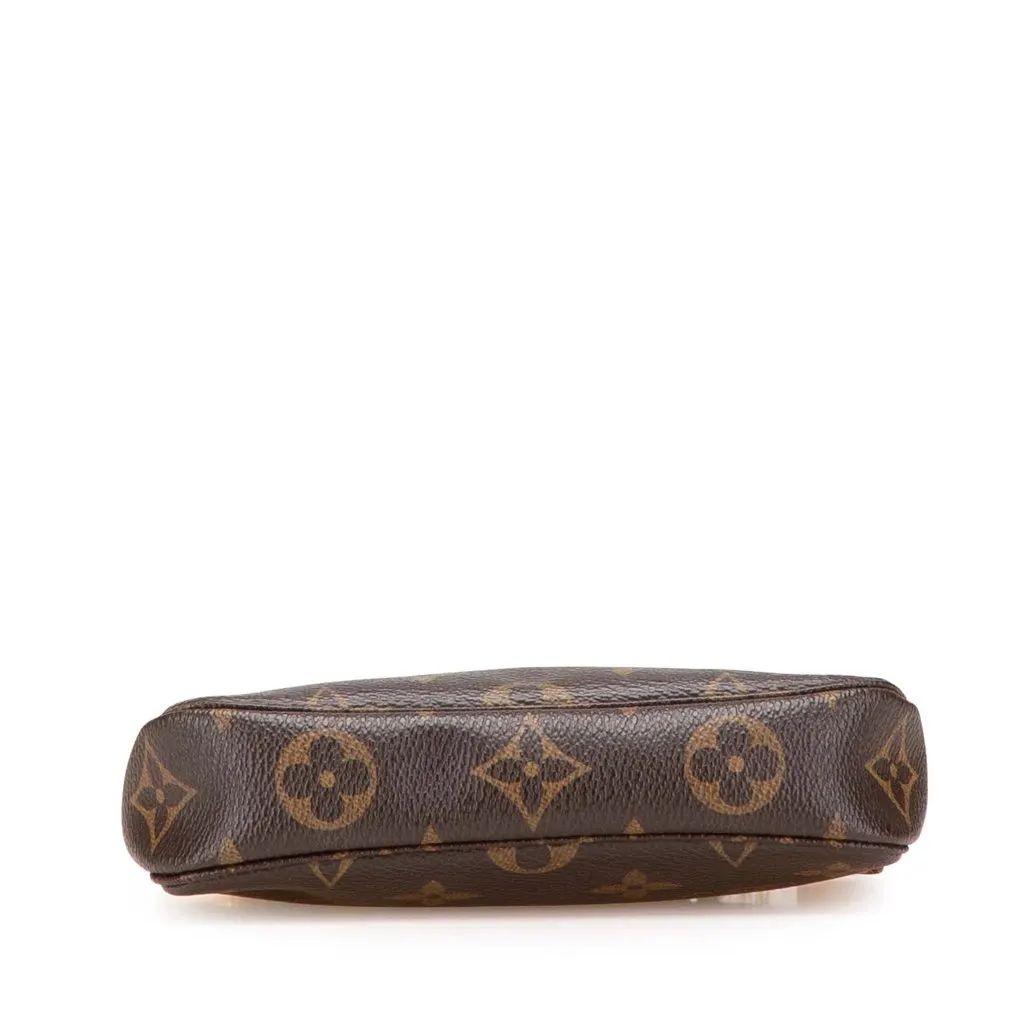 Louis Vuitton Monogram Mini Pochette Accessoires Brown Canvas Very good - Inside View