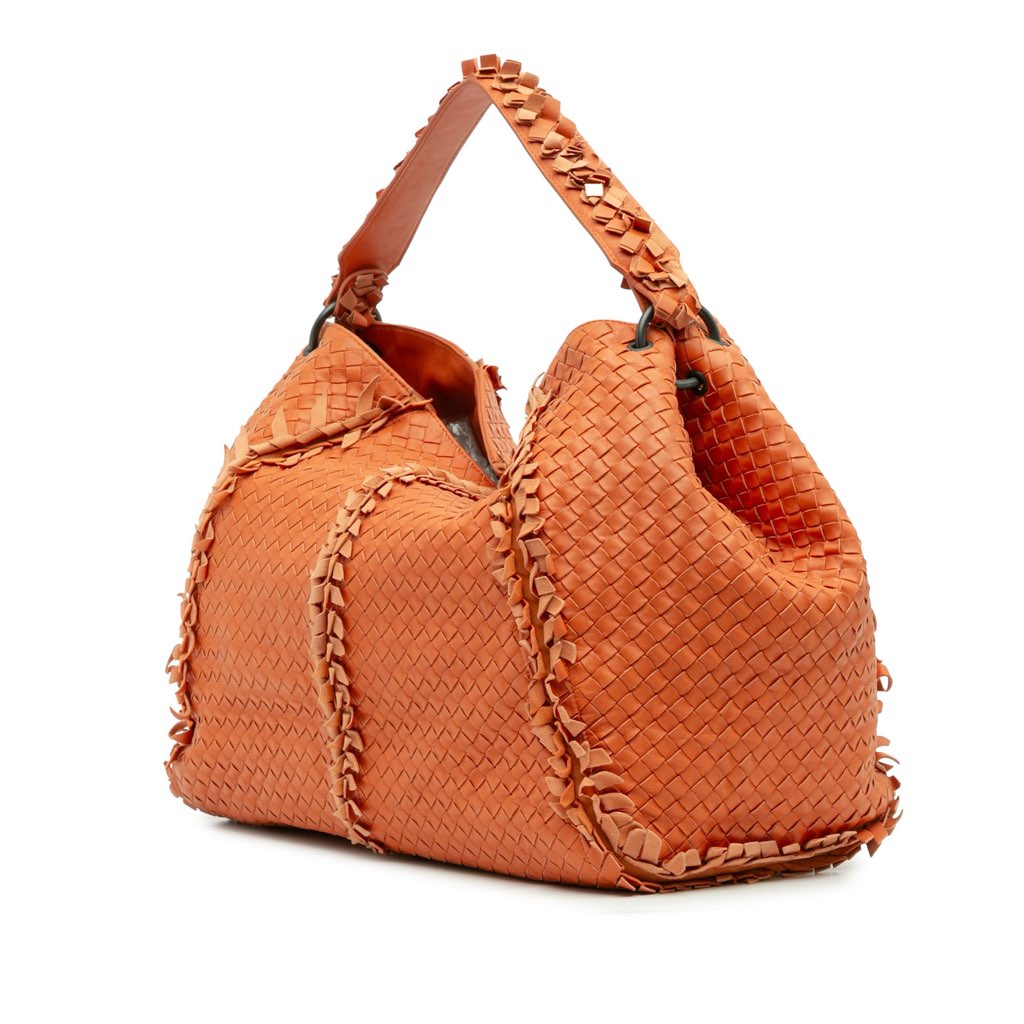 Bottega Veneta Large Nappa Intrecciato Franges Hobo - Back view