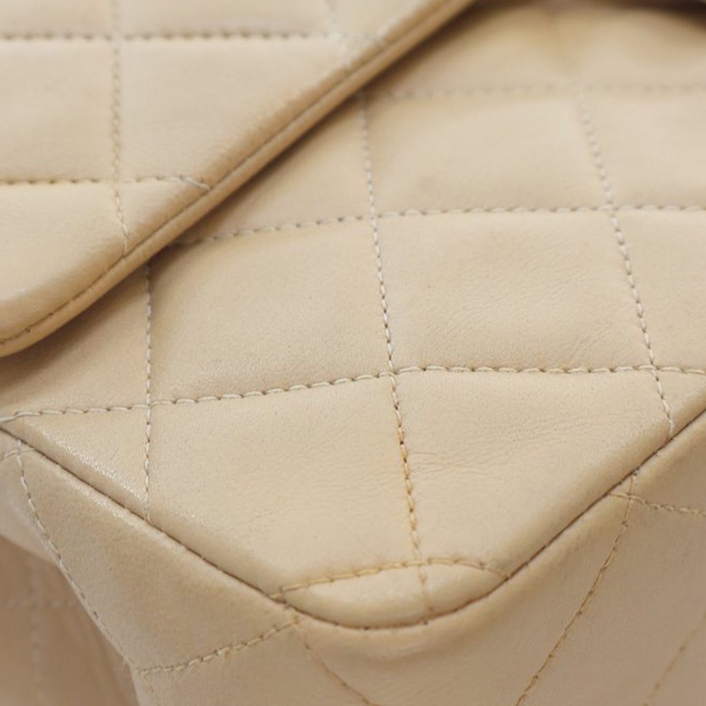 Chanel Medium Classic Lambskin Double Flap - Image 14