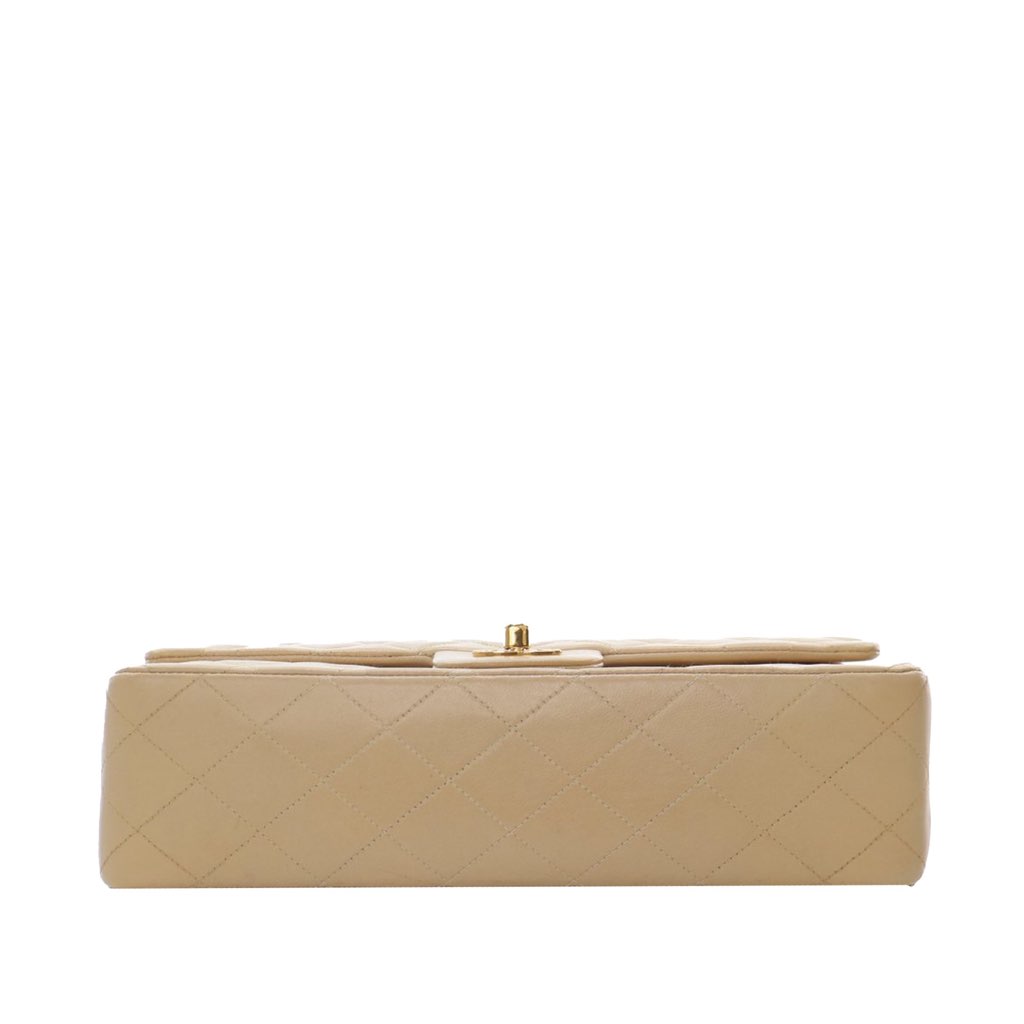 Chanel Medium Classic Lambskin Double Flap - Side view