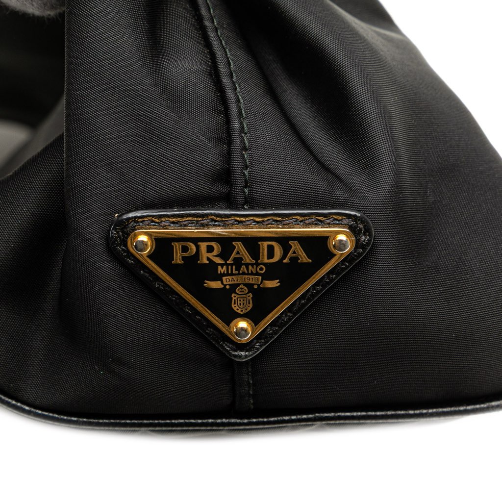 Prada Tessuto Canapa Logo Bow Satchel - Detail 1