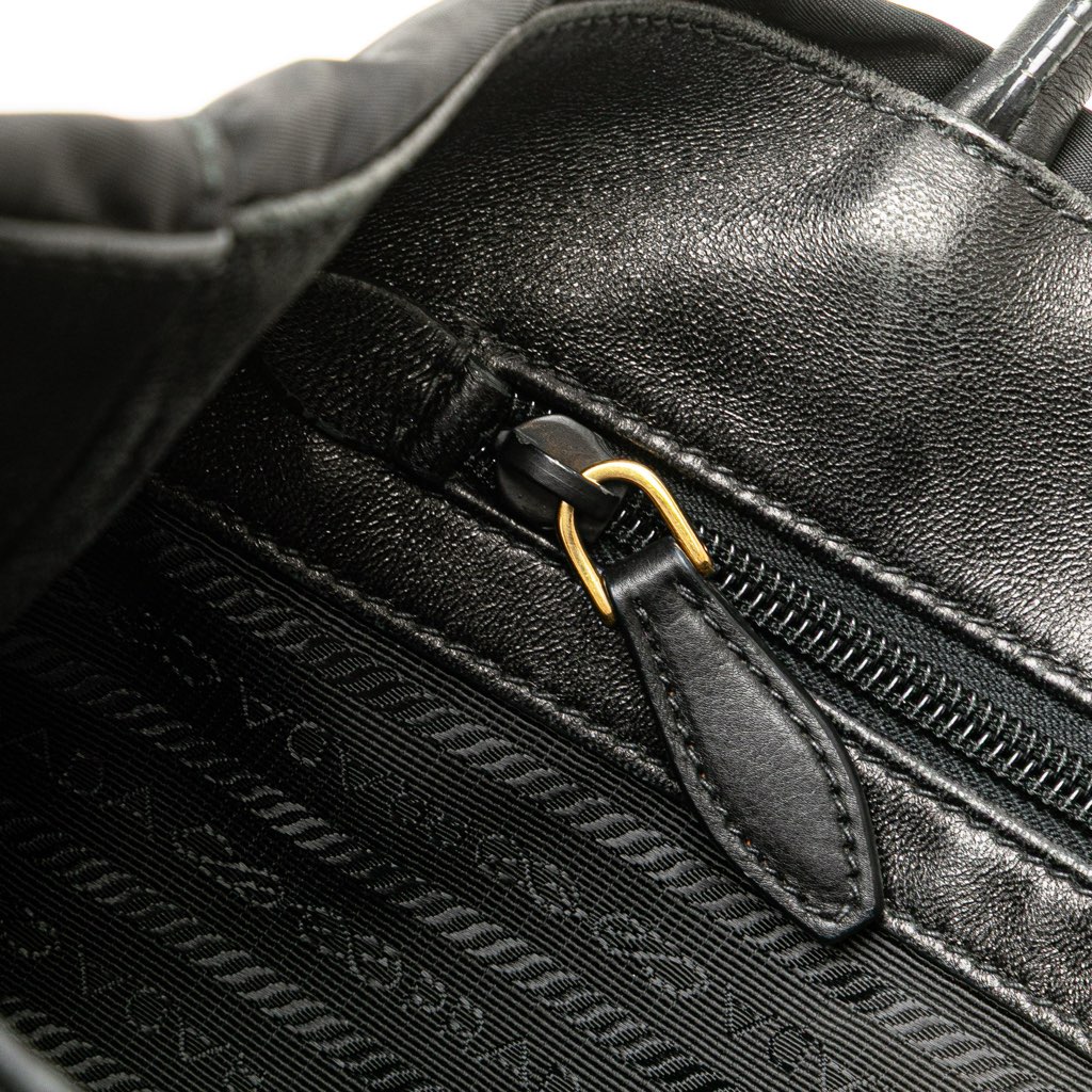 Prada Tessuto Canapa Logo Bow Satchel - Detail 2