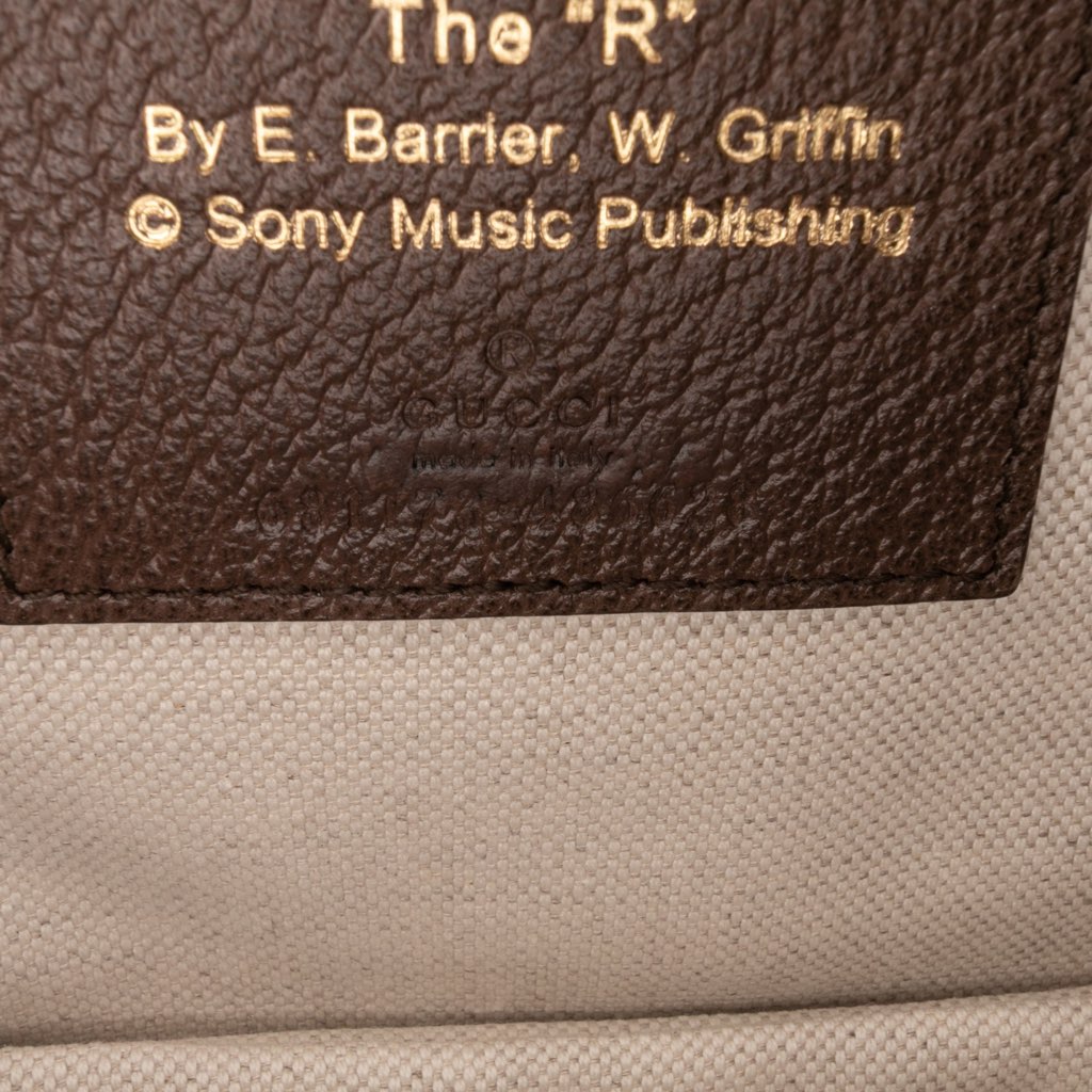 Gucci 100th Anniversary Medium Canvas 1947 Bamboo Top Handle Bag - Detail 1