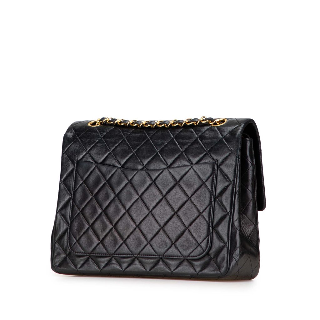 Chanel Medium Tall Classic Lambskin Double Flap - 2