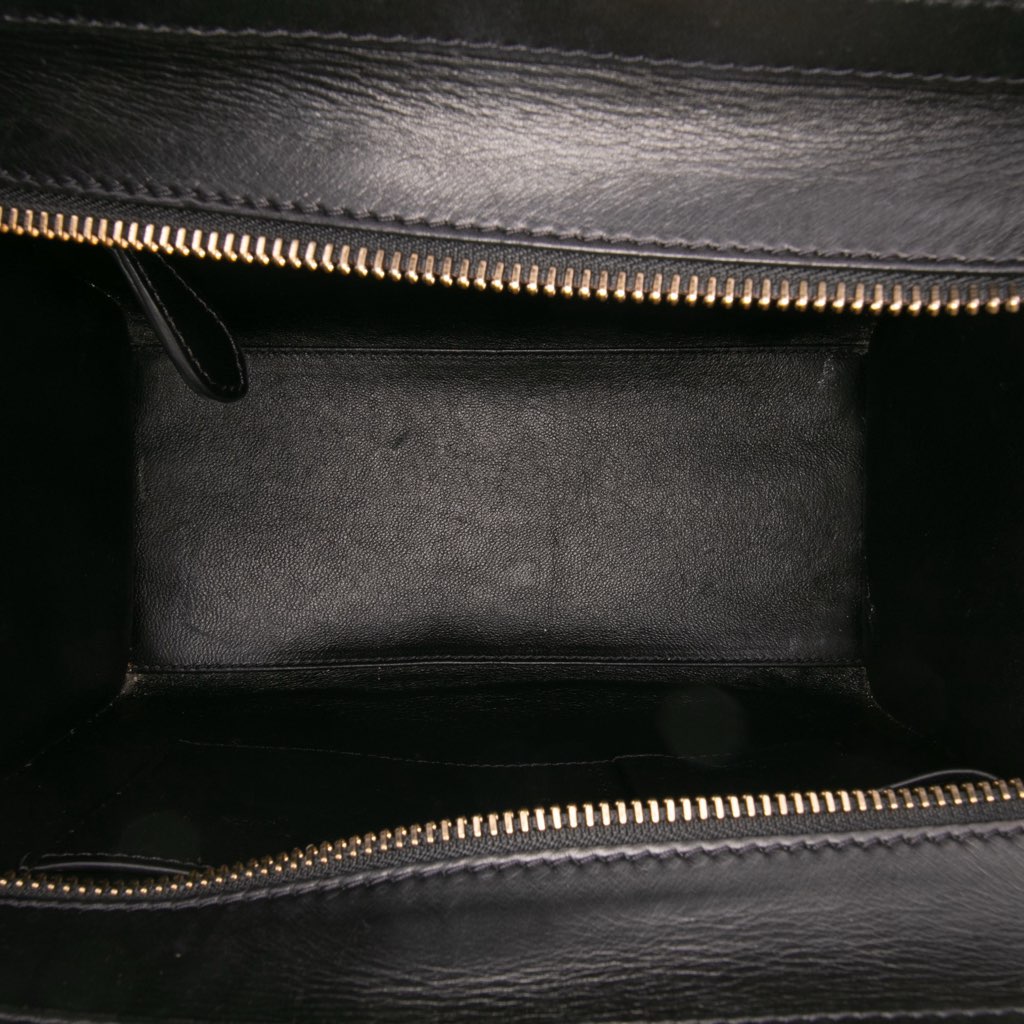 Celine Micro Tricolor Leather Luggage Tote - 4