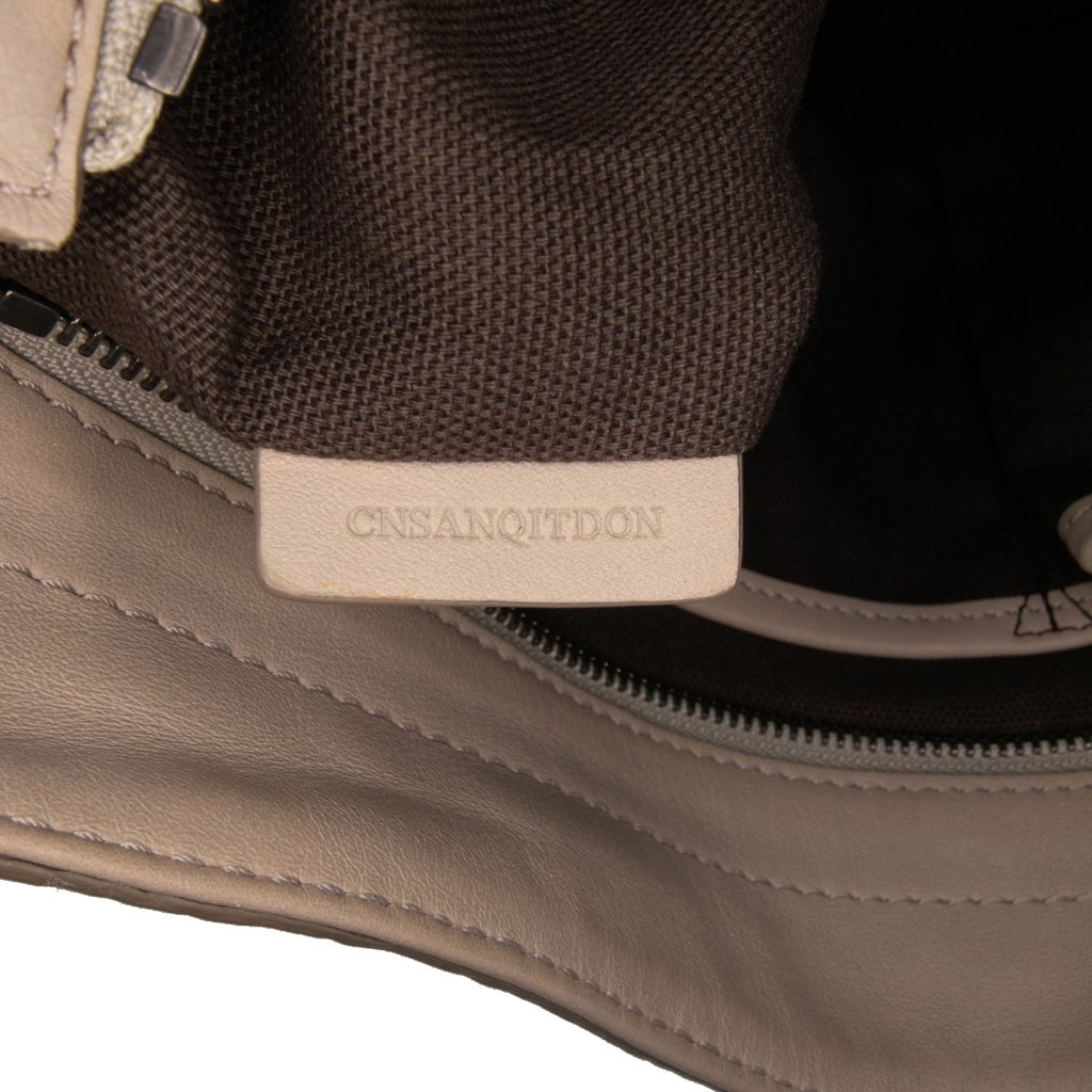 Burberry Smoke Check Coated Canvas and Leather Satchel - Detail 1