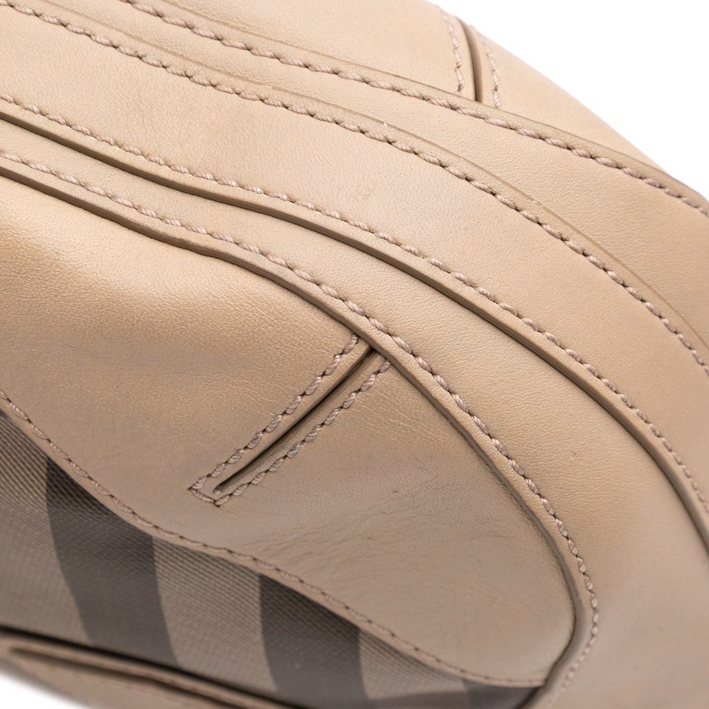 Burberry Smoke Check Coated Canvas and Leather Satchel - Image 11