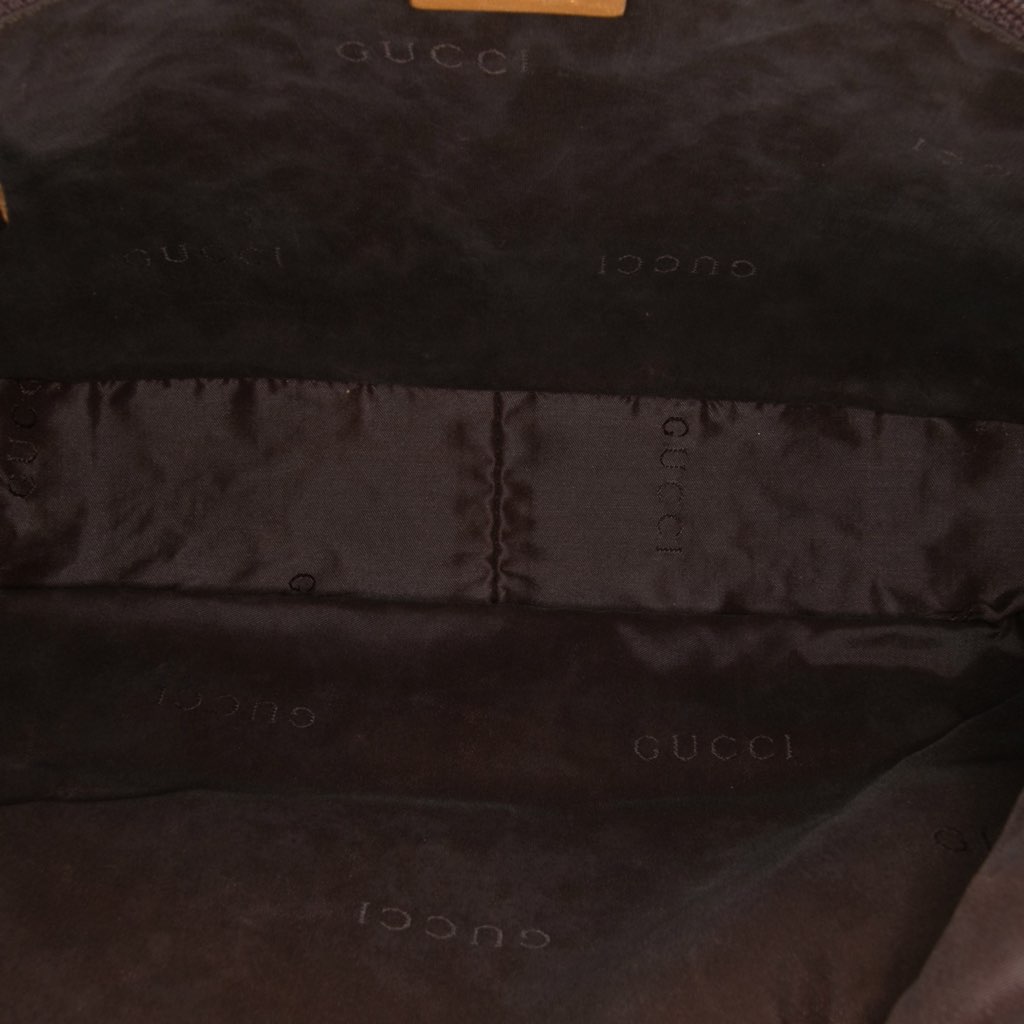 Gucci GG Canvas Bamboo Web Satchel - 4