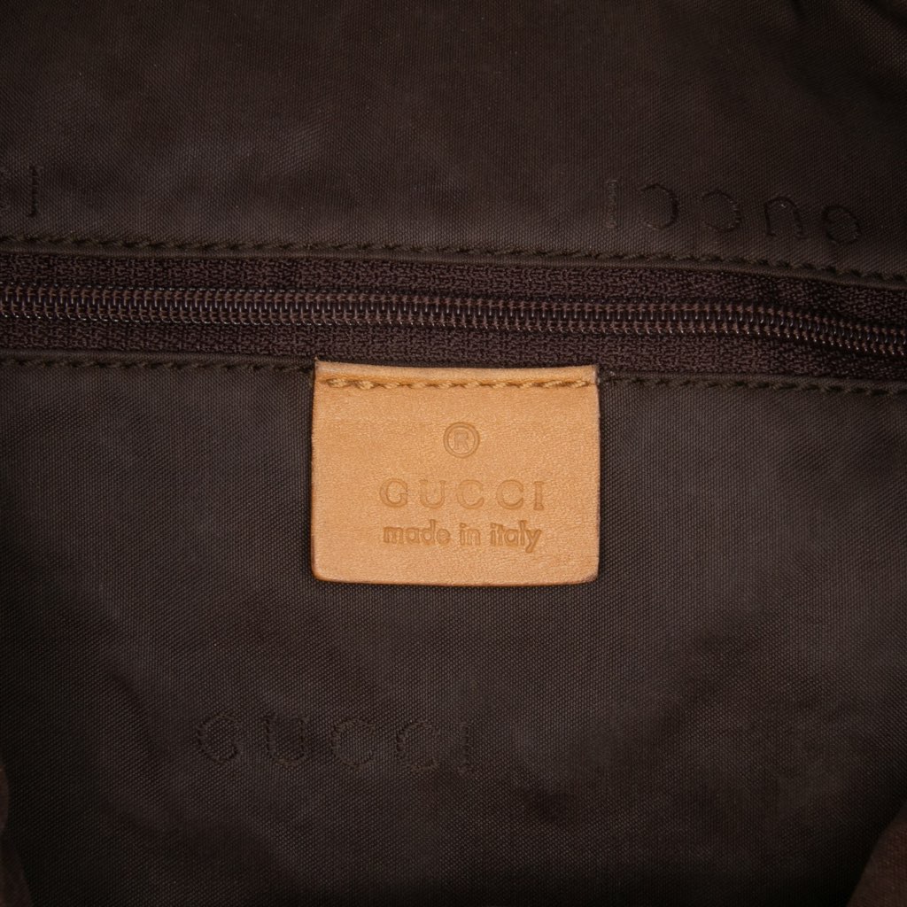 Gucci GG Canvas Bamboo Web Satchel - 5