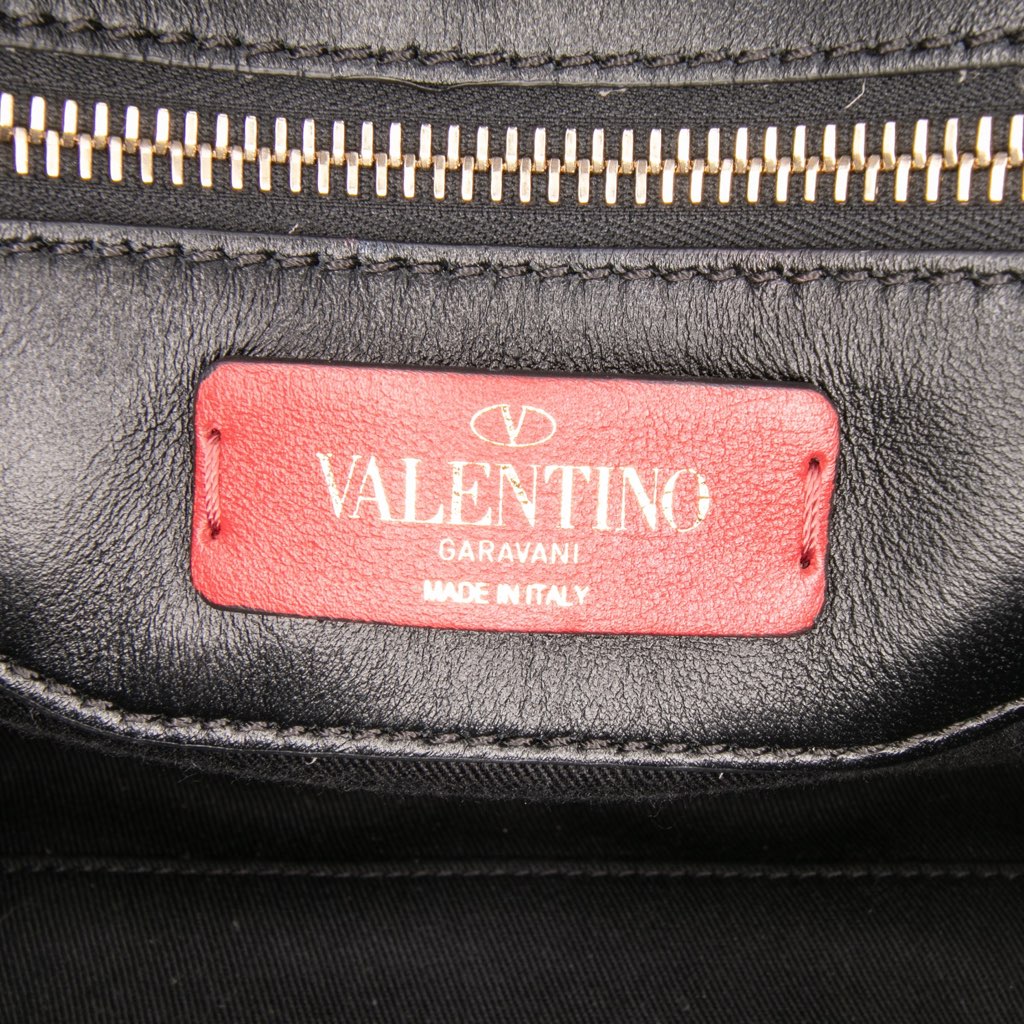 Valentino Lambskin VLTN Candystud Top Handle Bag - 5