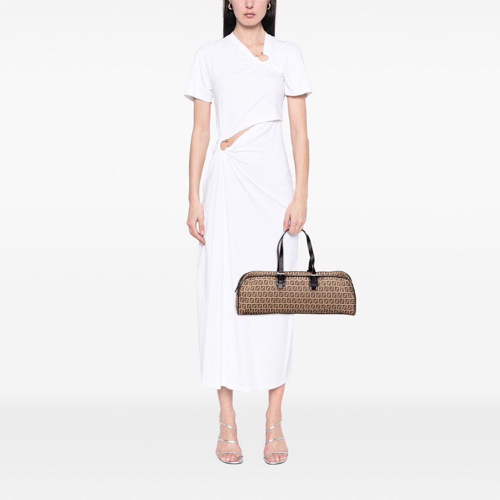 Fendi Zucchino Canvas Handbag - Image 13