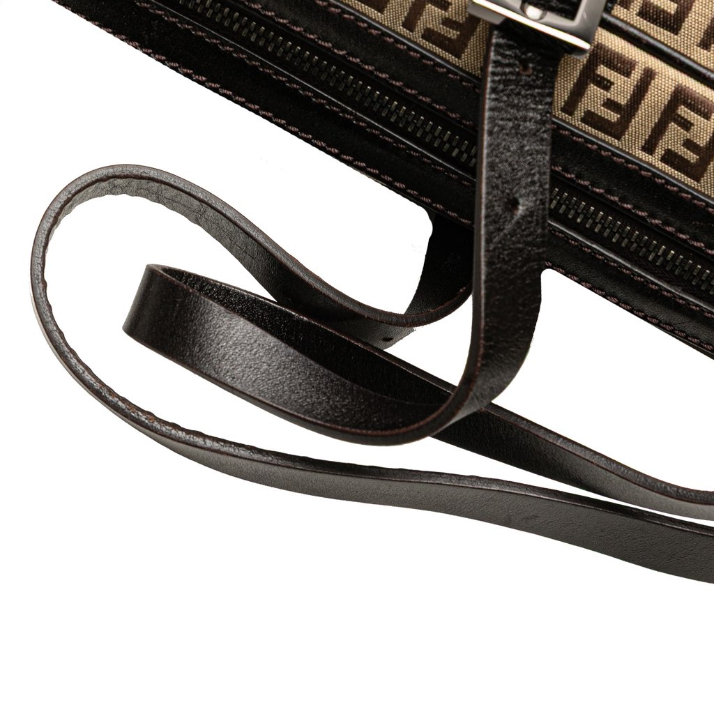 Fendi Zucchino Canvas Handbag - Image 12