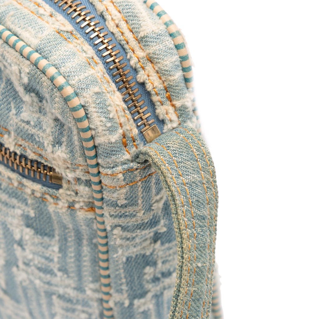 Fendi Zucca Denim Crossbody - Image 13