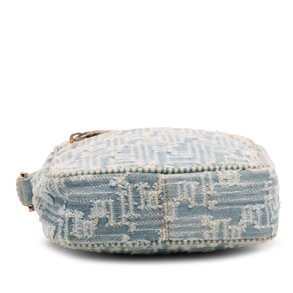Fendi Zucca Denim Crossbody - Image 6