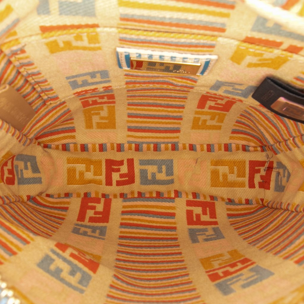 Fendi Zucca Denim Crossbody - 4