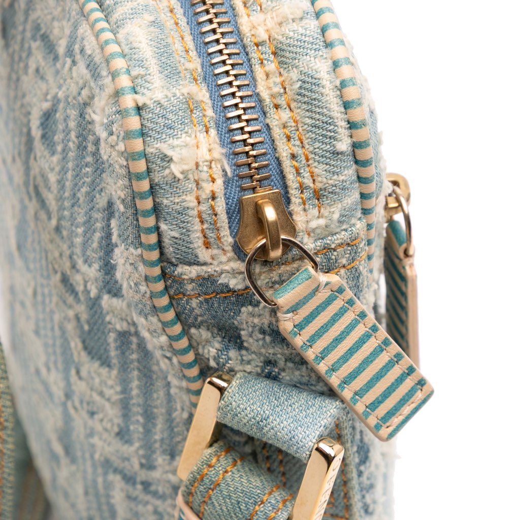 Fendi Zucca Denim Crossbody - Image 11