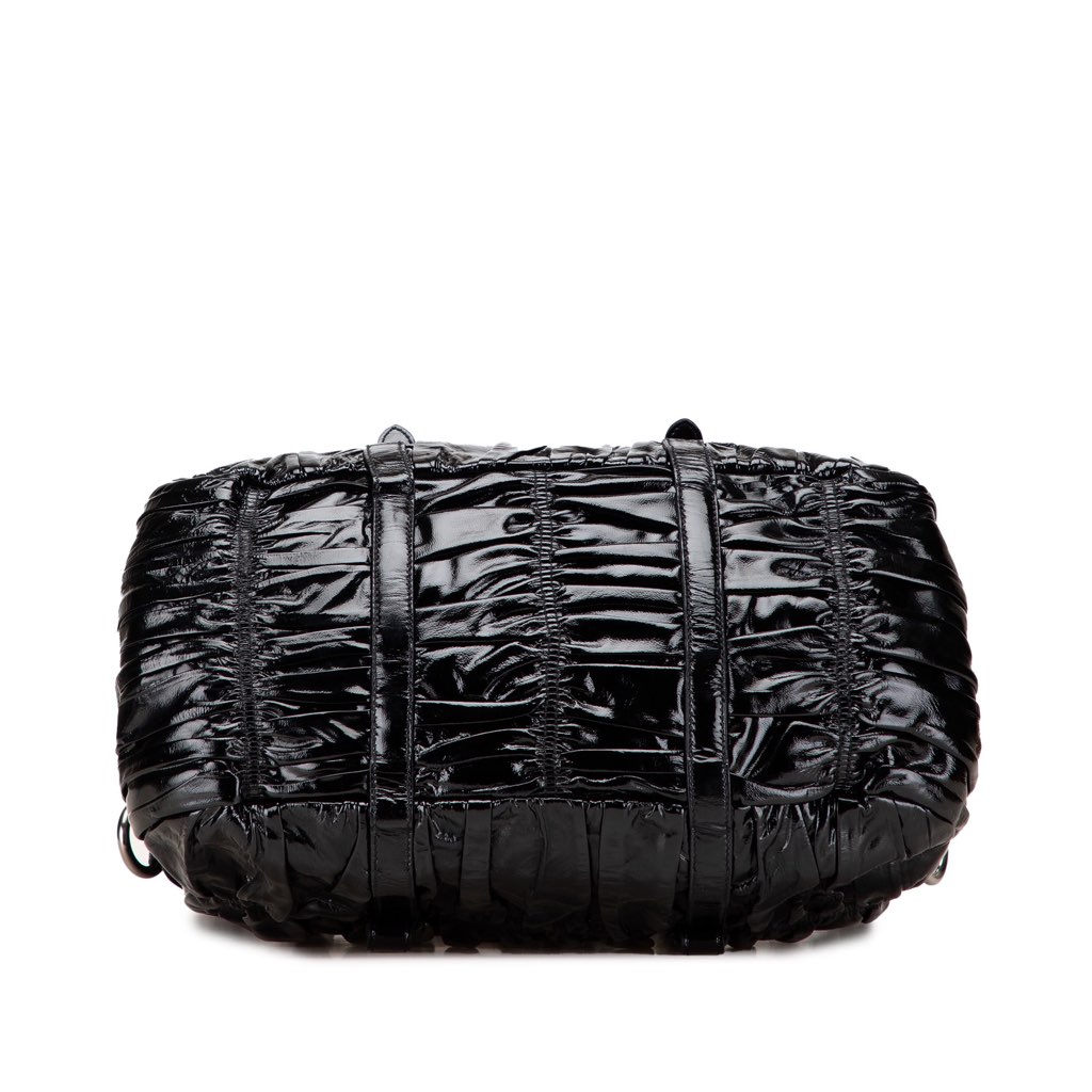 Prada Vernice Gaufre Satchel - Image 6