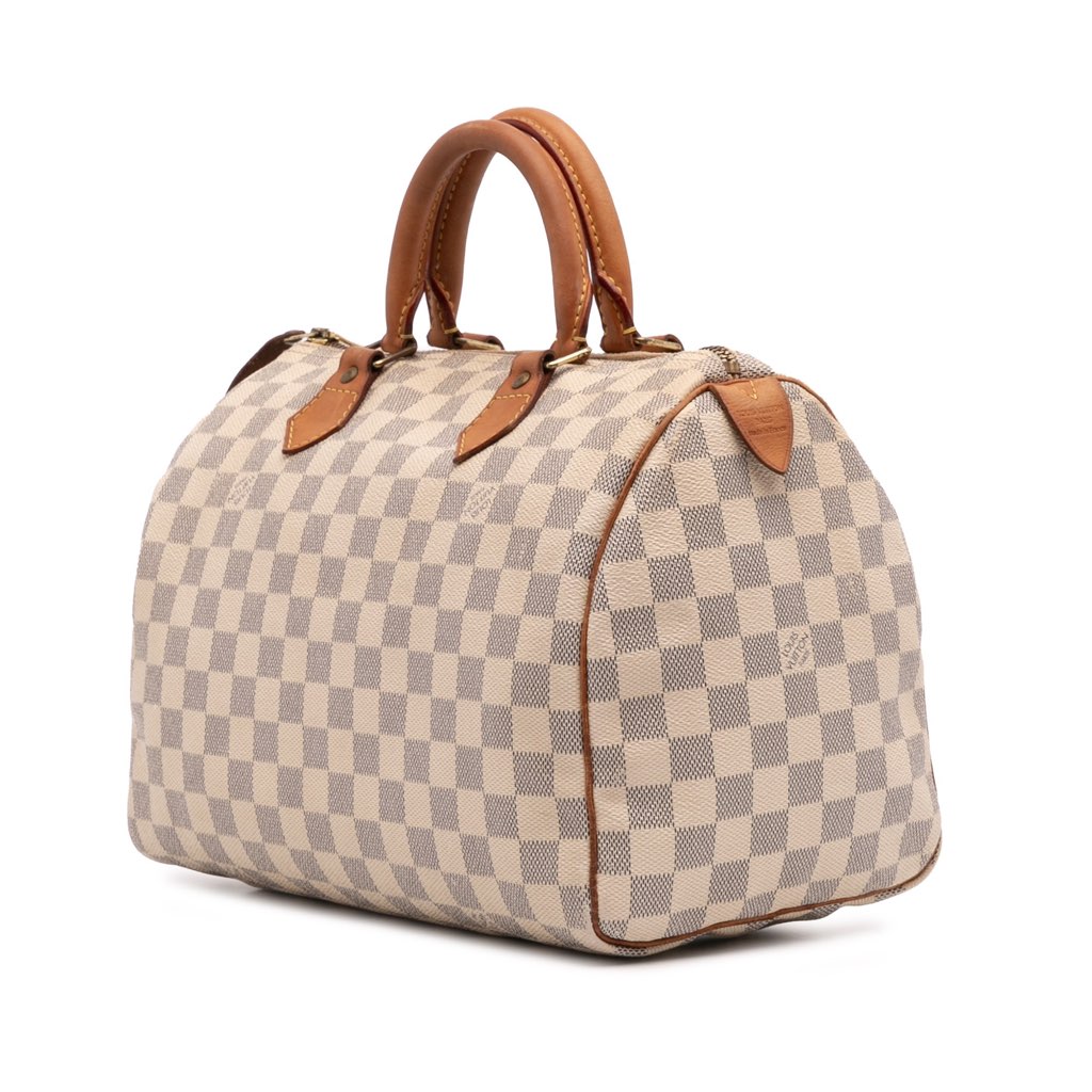 Louis Vuitton Damier Azur Speedy 30 - Back view