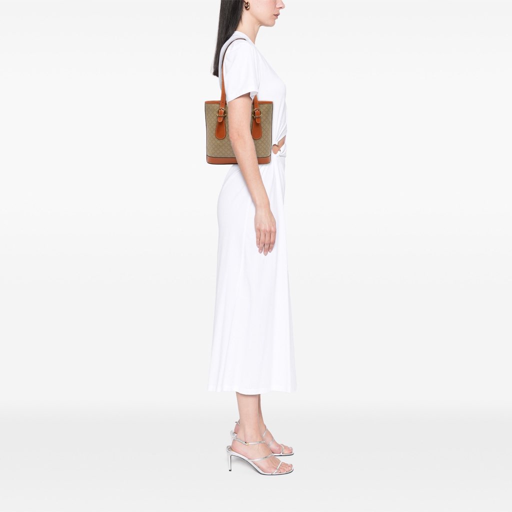 Celine Macadam Coated Canvas Tote - Image 11