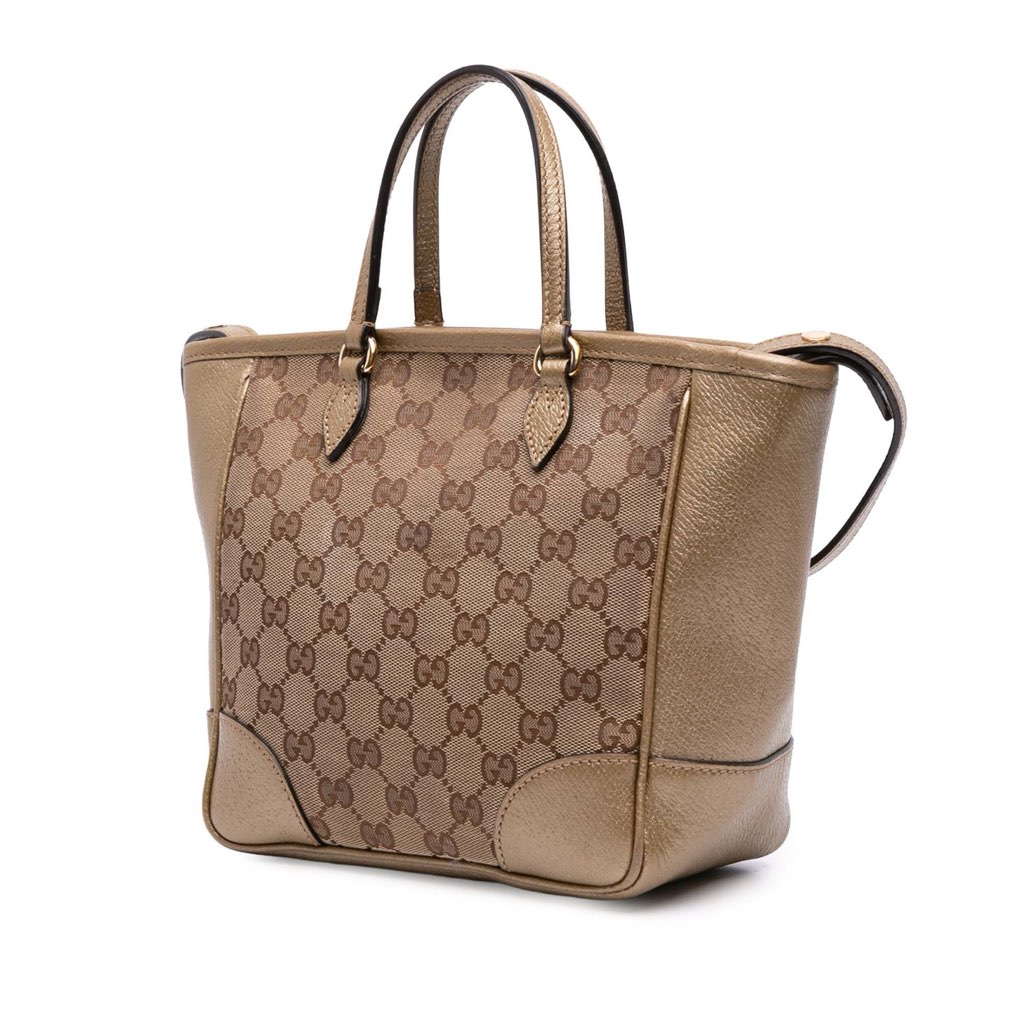 Gucci Small GG Canvas Bree Satchel - Back view