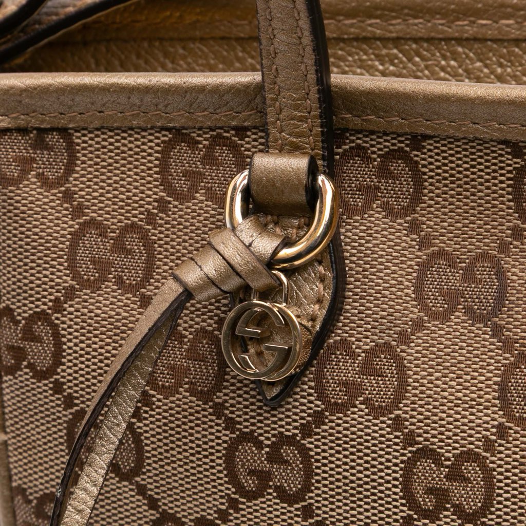 Gucci Small GG Canvas Bree Satchel - Image 10