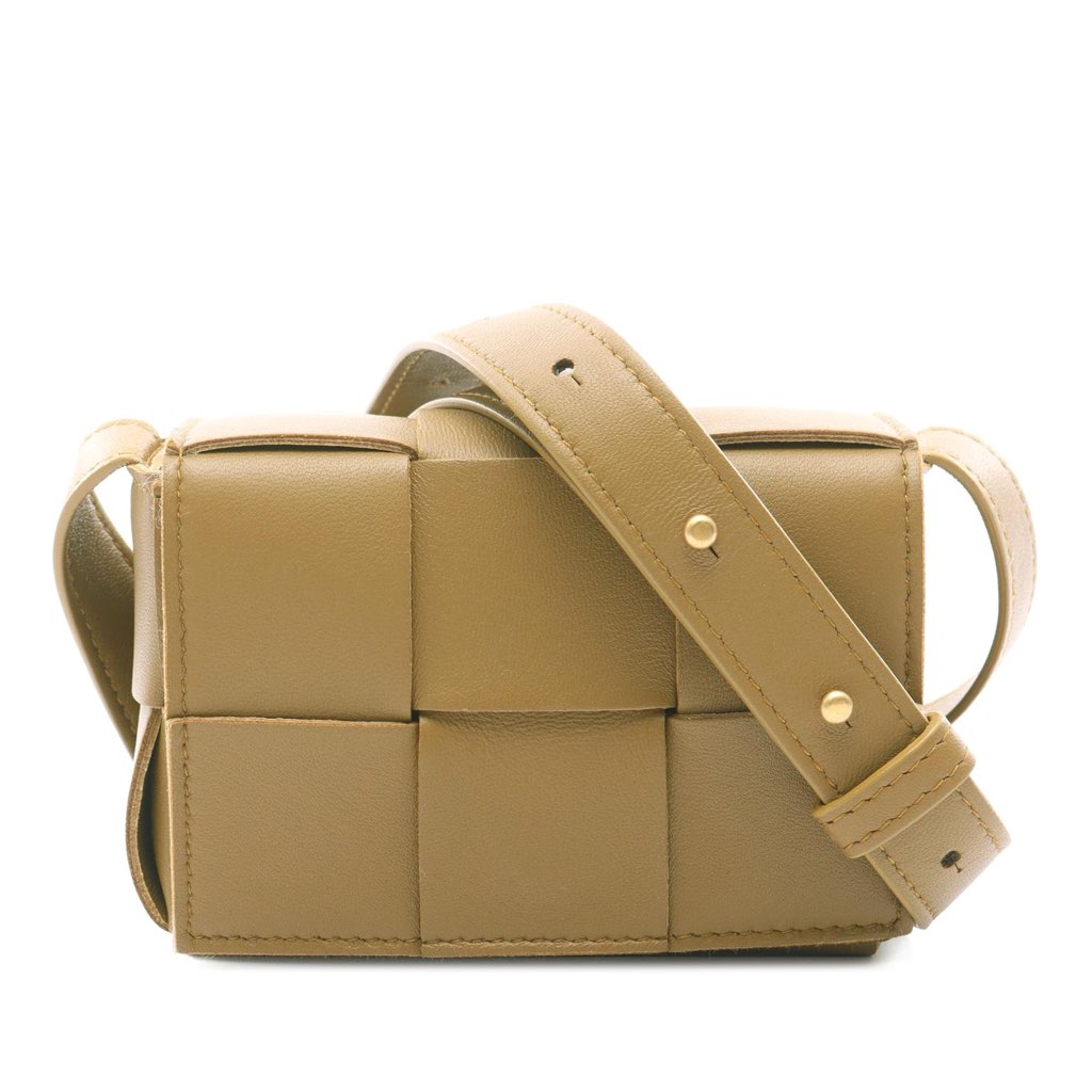 Bottega Veneta Candy Nappa Intrecciato Cassette Crossbody