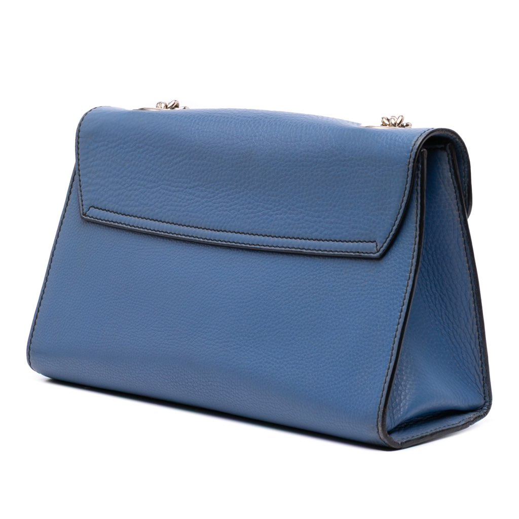 Gucci Medium Leather Emily Shoulder Bag - Back view