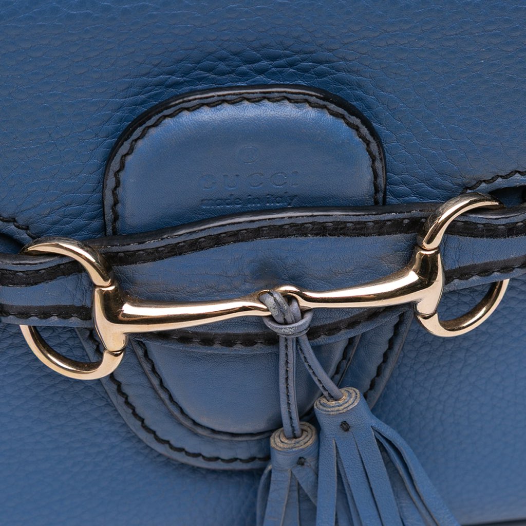 Gucci Medium Leather Emily Shoulder Bag - Detail 1