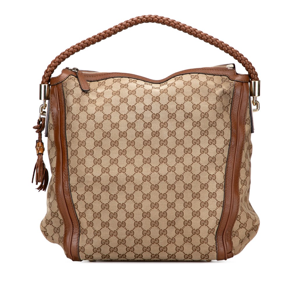 Gucci Large GG Canvas Bella Tote