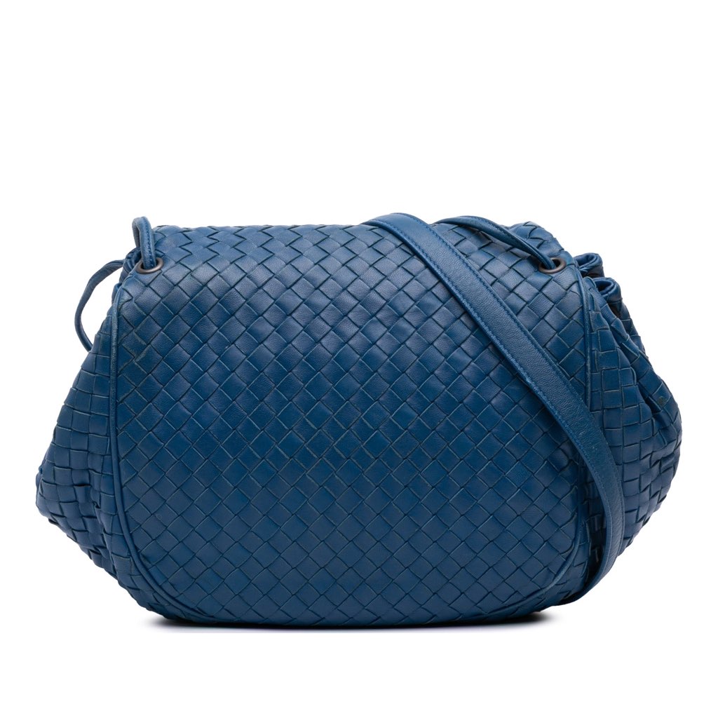 Bottega Veneta Nappa Intrecciato Flap Crossbody