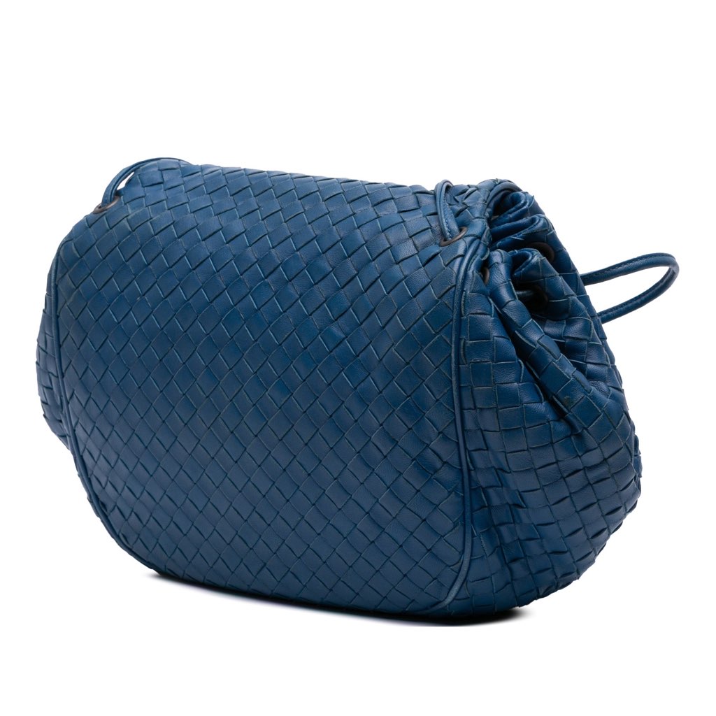 Bottega Veneta Nappa Intrecciato Flap Crossbody - Back view