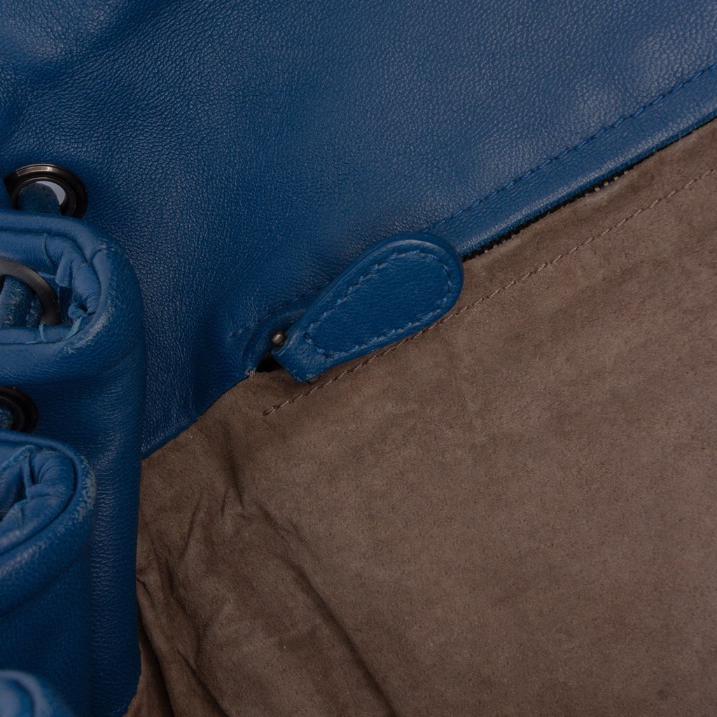 Bottega Veneta Nappa Intrecciato Flap Crossbody - Side view