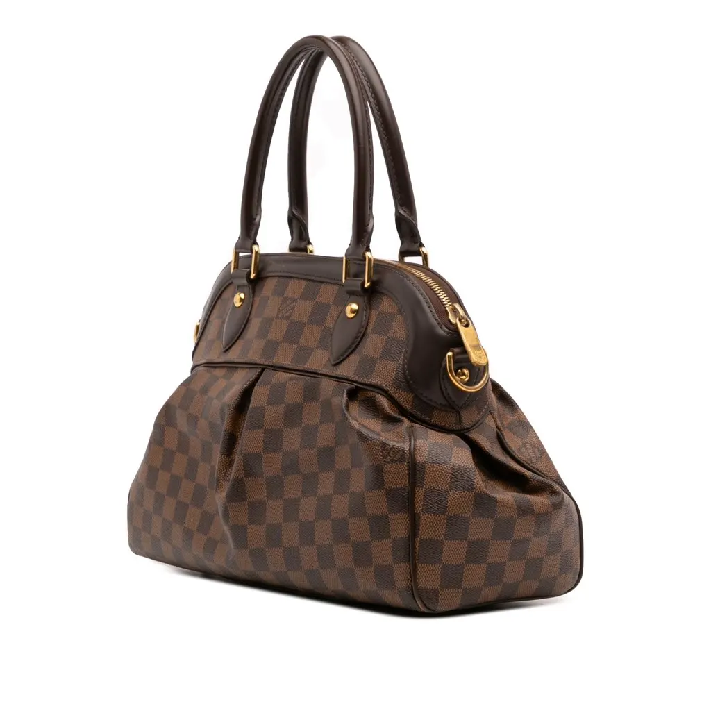 Louis Vuitton Damier Ebene Trevi PM Brown Canvas Good - Back View