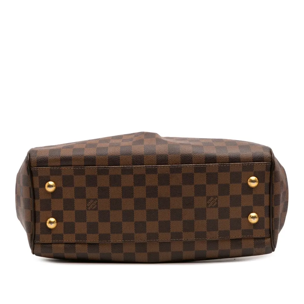 Louis Vuitton Damier Ebene Trevi PM Brown Canvas Good - Inside View