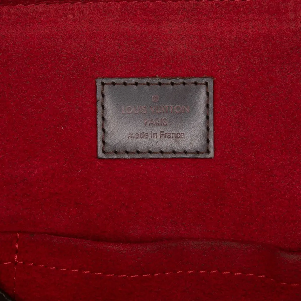 Louis Vuitton Damier Ebene Trevi PM Brown Canvas Good - Box View