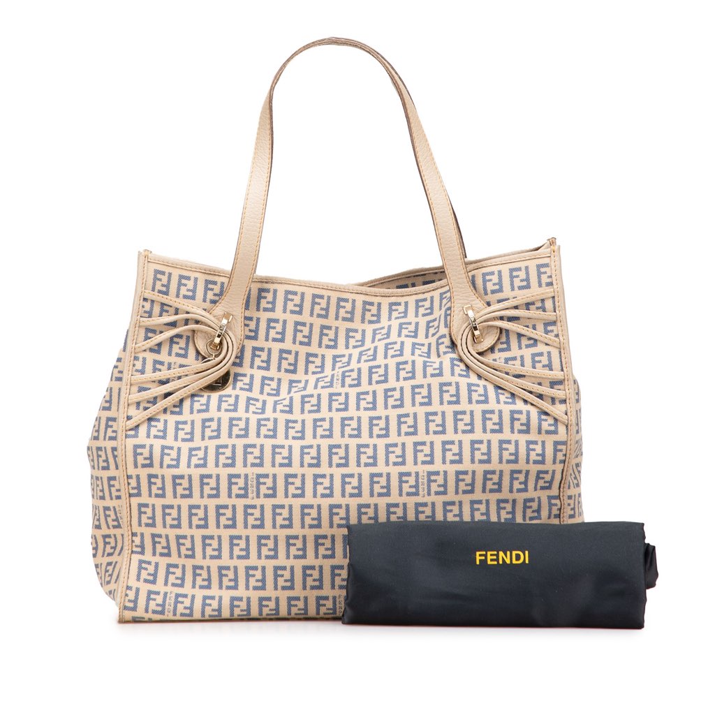 Fendi Zucchino Canvas Tote - Image 13