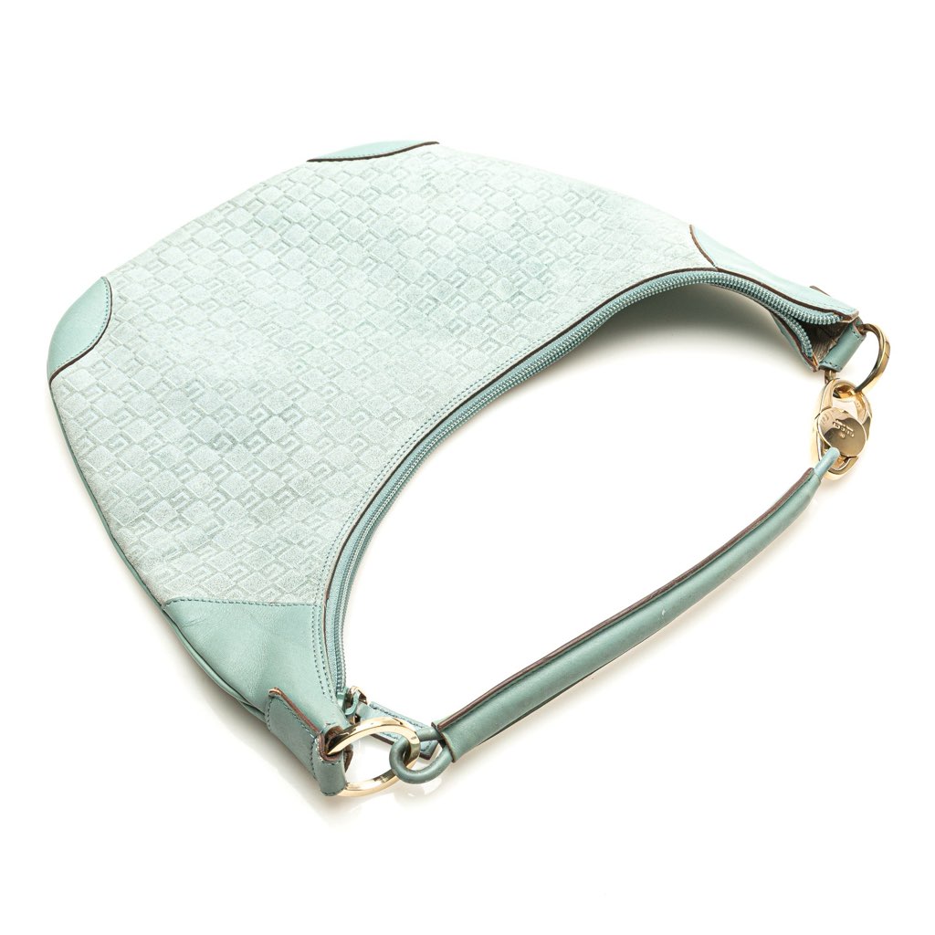 Gucci G Square Suede Hobo - Image 12