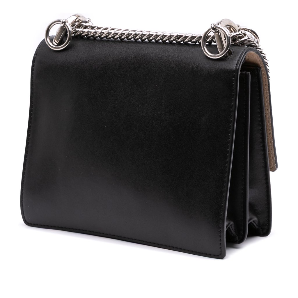 Fendi Small Leather Kan I Crossbody - Back view