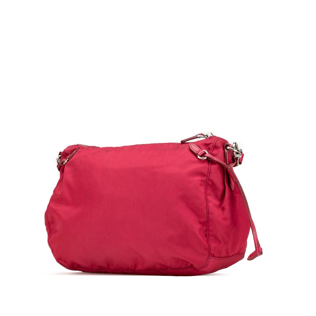 Prada Saffiano Trimmed Tessuto Zip Top Crossbody - 2