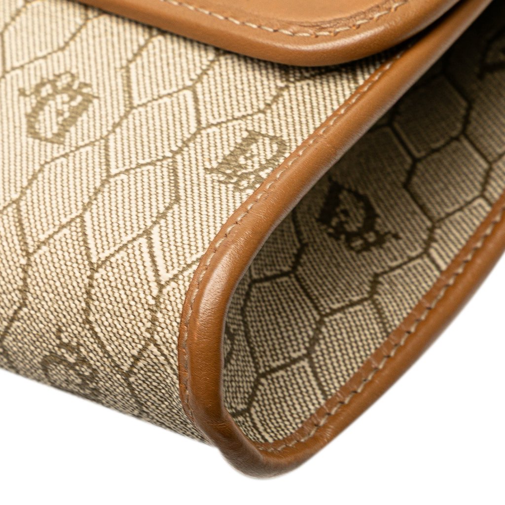 Dior Honeycomb Canvas Chain Shoulder Bag - Image 13