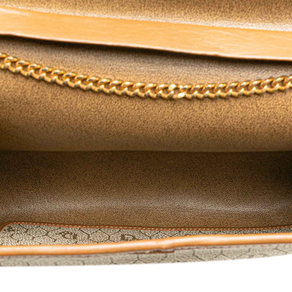 Dior Honeycomb Canvas Chain Shoulder Bag - 4