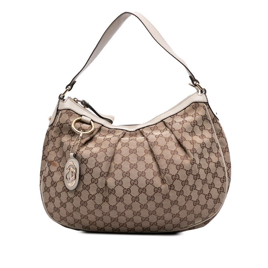 Gucci Medium GG Canvas Sukey Shoulder Bag