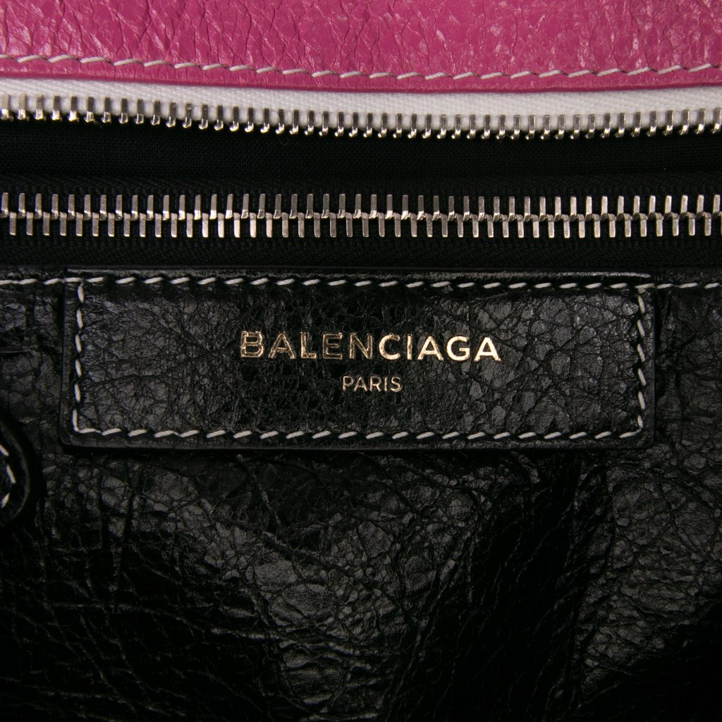 Balenciaga S Lambskin Bazar Shopper Satchel - Detail 1